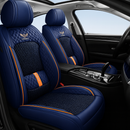 Kit Capa para Banco Completa em Couro Legítimo Universal Italian + BRINDE: Tapete Completo