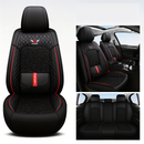 Kit Capa para Banco Completa em Couro Legítimo Universal Italian + BRINDE: Tapete Completo