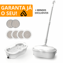 Mop Elétrico Soluna + BRINDES: Módulos de Limpeza e Tanque Suporte