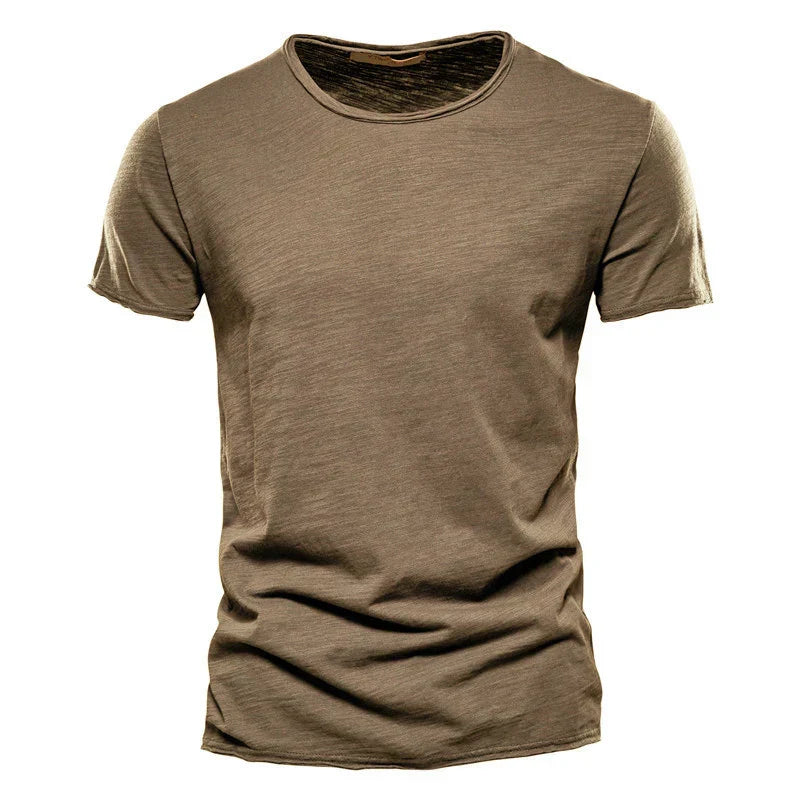 Camiseta Básica de Algodão Leve & Confortável