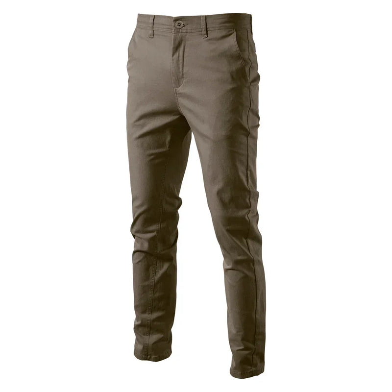 Calça de Sarja Social Masculina Business Slim