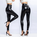 Calça Legging de Couro HOTLEG