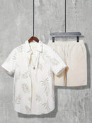 Kit Praia Bonanza Camisa + Bermuda Masculina