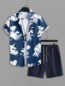 Kit Praia Bonanza Camisa + Bermuda Masculina