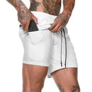Shorts Masculino DryFit Com Compressão + [BRINDE EXCLUSIVO]